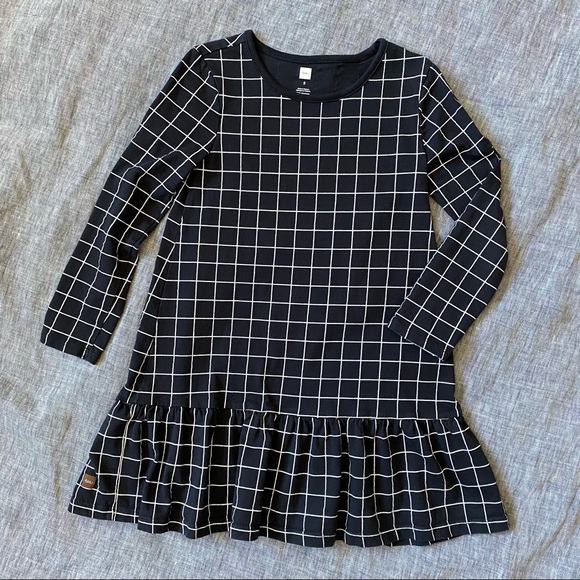Tea Collection Other - Tea Collection City Grid Printed ruffle dress, girl’s size 5